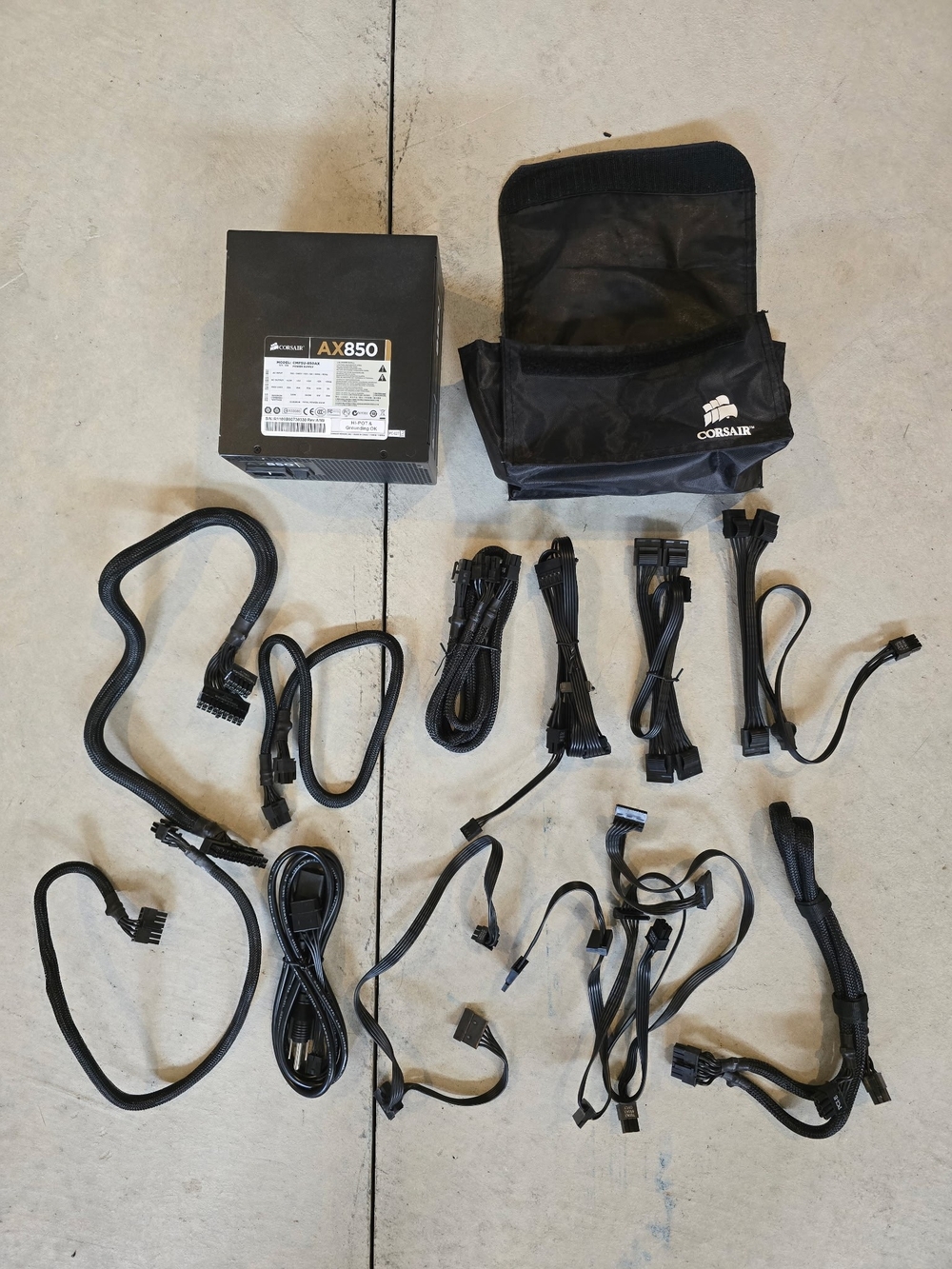 Corsair AX850 Black Power Supply Unit